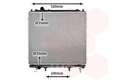 VAN WEZEL Radiators, Motora dzesēšanas sistēma 82002146